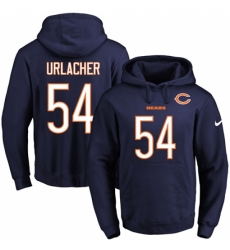 NFL Mens Nike Chicago Bears 54 Brian Urlacher Navy Blue Name Number Pullover Hoodie NFL Mens Nike Chicago Bears 54 Brian Urlacher Navy Blue Name Number Pullover Hoodie