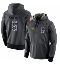 NFL Mens Nike Chicago Bears 6 Mark Sanchez Stitched Black Anthracite Salute to Service Player Performance Hoodie NFL Mens Nike Chicago Bears 6 Mark Sanchez Stitched Black Anthracite Salute to Service Player Performance Hoodie