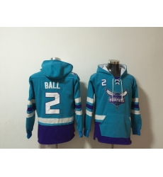 Men Charlotte Hornets #2 Lamelo Ball Pullover NBA Hoodie Men Charlotte Hornets #2 Lamelo Ball Pullover NBA Hoodie