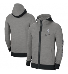 Men Nike Dallas Mavericks Heathered Charcoal Authentic Showtime Performance Full Zip Hoodie Jacket Men Nike Dallas Mavericks Heathered Charcoal Authentic Showtime Performance Full Zip Hoodie Jacket