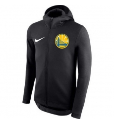 Men Golden State Warriors Nike Showtime Therma Flex Performance Full Zip Hoodie Black Men Golden State Warriors Nike Showtime Therma Flex Performance Full Zip Hoodie Black