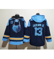 Men Memphis Grizzlies 13 Jaren Jackson Jr Navy Ageless Must Have Lace Up Pullover Hoodie Men Memphis Grizzlies 13 Jaren Jackson Jr Navy Ageless Must Have Lace Up Pullover Hoodie