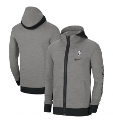 Men Nike Phoenix Suns Heathered Charcoal Authentic Showtime Performance Full Zip Hoodie Jacket Men Nike Phoenix Suns Heathered Charcoal Authentic Showtime Performance Full Zip Hoodie Jacket