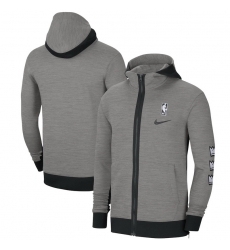 Men Nike Sacramento Kings Heathered Charcoal Authentic Showtime Performance Full Zip Hoodie Jacket Men Nike Sacramento Kings Heathered Charcoal Authentic Showtime Performance Full Zip Hoodie Jacket