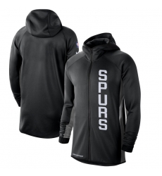 Men Nike San Antonio Spurs BlackCharcoal 201920 Earned Edition Showtime Full Zip Performance Hoodie Men Nike San Antonio Spurs BlackCharcoal 201920 Earned Edition Showtime Full Zip Performance Hoodie