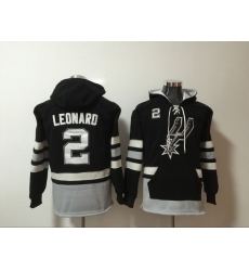 San Antonio Spurs #2 Kawhi Leonard Black Name & Number Pullover NBA Hoodie San Antonio Spurs #2 Kawhi Leonard Black Name & Number Pullover NBA Hoodie
