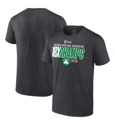 Men Boston Celtics Heather Charcoal 18 Time Finals Champions Steal The Ball T Shirt Men Boston Celtics Heather Charcoal 18 Time Finals Champions Steal The Ball T Shirt