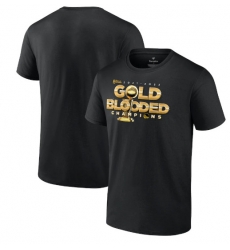 Men's Golden State Warriors 2021-2022 NBA Finals Champions Gold Blooded T-Shirt