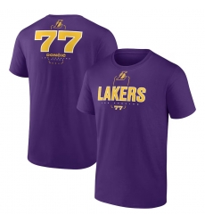 Men Los Angeles Lakers Short Sleeve T Shirt 008 Men Los Angeles Lakers Short Sleeve T Shirt 008