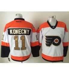 Flyers #11 Travis Konecny White 3rd Stitched NHL Jersey Flyers #11 Travis Konecny White 3rd Stitched NHL Jersey