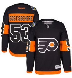 Flyers #53 Shayne Gostisbehere Black 2017 Stadium Series Stitched NHL Jersey Flyers #53 Shayne Gostisbehere Black 2017 Stadium Series Stitched NHL Jersey