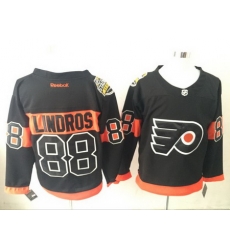 Flyers 88 Eric Lindros Black Reebok Jersey Flyers 88 Eric Lindros Black Reebok Jersey