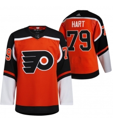 Men Carter Hart Flyers orange 2020 21 2021 reverse retro special edition authentic NHL jersey Men Carter Hart Flyers orange 2020 21 2021 reverse retro special edition authentic NHL jersey