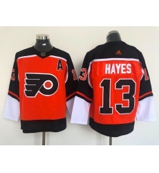 Men Philadelphia Flyers 13 Kevin Hayes Orange 2021 Reverse Retro Authentic Jersey Men Philadelphia Flyers 13 Kevin Hayes Orange 2021 Reverse Retro Authentic Jersey