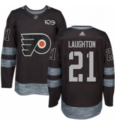 Mens Adidas Philadelphia Flyers 21 Scott Laughton Authentic Black 1917 2017 100th Anniversary NHL Jersey Mens Adidas Philadelphia Flyers 21 Scott Laughton Authentic Black 1917 2017 100th Anniversary NHL Jersey