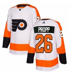 Mens Adidas Philadelphia Flyers 26 Brian Propp Authentic White Away NHL Jersey Mens Adidas Philadelphia Flyers 26 Brian Propp Authentic White Away NHL Jersey