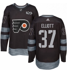 Mens Adidas Philadelphia Flyers 37 Brian Elliott Authentic Black 1917 2017 100th Anniversary NHL Jersey Mens Adidas Philadelphia Flyers 37 Brian Elliott Authentic Black 1917 2017 100th Anniversary NHL Jersey