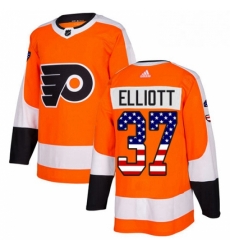 Mens Adidas Philadelphia Flyers 37 Brian Elliott Authentic Orange USA Flag Fashion NHL Jersey Mens Adidas Philadelphia Flyers 37 Brian Elliott Authentic Orange USA Flag Fashion NHL Jersey