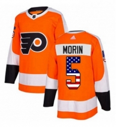 Mens Adidas Philadelphia Flyers 5 Samuel Morin Authentic Orange USA Flag Fashion NHL Jersey Mens Adidas Philadelphia Flyers 5 Samuel Morin Authentic Orange USA Flag Fashion NHL Jersey