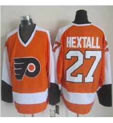 Philadelphia Flyers #27 Ron Hextall Orange White CCM Throwback Stitched NHL Jersey Philadelphia Flyers #27 Ron Hextall Orange White CCM Throwback Stitched NHL Jersey