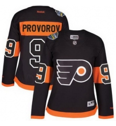 Flyers #9 Ivan Provorov Black 2017 Stadium Series Womens Stitched NHL Jersey Flyers #9 Ivan Provorov Black 2017 Stadium Series Womens Stitched NHL Jersey