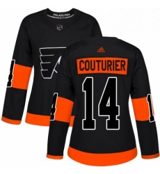 Womens Adidas Philadelphia Flyers 14 Sean Couturier Premier Black Alternate NHL Jersey Womens Adidas Philadelphia Flyers 14 Sean Couturier Premier Black Alternate NHL Jersey