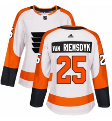 Womens Adidas Philadelphia Flyers 25 James Van Riemsdyk Authentic White Away NHL Jersey Womens Adidas Philadelphia Flyers 25 James Van Riemsdyk Authentic White Away NHL Jersey
