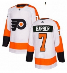 Womens Adidas Philadelphia Flyers 7 Bill Barber Authentic White Away NHL Jersey Womens Adidas Philadelphia Flyers 7 Bill Barber Authentic White Away NHL Jersey