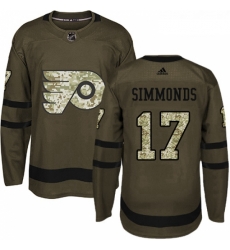 Youth Adidas Philadelphia Flyers 17 Wayne Simmonds Premier Green Salute to Service NHL Jersey Youth Adidas Philadelphia Flyers 17 Wayne Simmonds Premier Green Salute to Service NHL Jersey