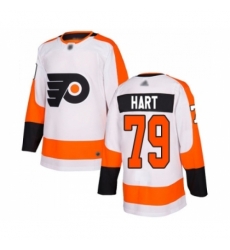 Youth Philadelphia Flyers #79 Carter Hart Authentic White Away Hockey Jersey Youth Philadelphia Flyers #79 Carter Hart Authentic White Away Hockey Jersey