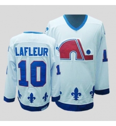 Nordiques #10 Guy Lafleur Stitched CCM Throwback white NHL Jersey Nordiques #10 Guy Lafleur Stitched CCM Throwback white NHL Jersey