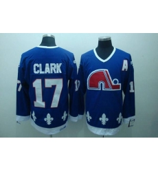 Nordiques #17 Wendel Clark Stitched CCM Throwback blue NHL Jersey Nordiques #17 Wendel Clark Stitched CCM Throwback blue NHL Jersey