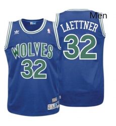 Men Christian Laettner Minnesota Timberwolves Wolves Blue Adidas Jersey Men Christian Laettner Minnesota Timberwolves Wolves Blue Adidas Jersey