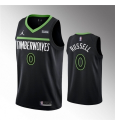 Men Minnesota Timberwolves 0 D 27Angelo Russell Black Statement Edition Stitched Jersey Men Minnesota Timberwolves 0 D 27Angelo Russell Black Statement Edition Stitched Jersey