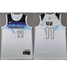 Men Minnesota Timberwolves 11 Naz Reid White 2024 City Edition Stitched Jersey Men Minnesota Timberwolves 11 Naz Reid White 2024 City Edition Stitched Jersey