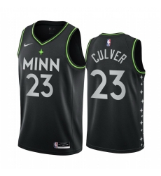 Men Nike Minnesota Timberwolves 23 Jarrett Culver Black NBA Swingman 2020 21 City Edition Jersey Men Nike Minnesota Timberwolves 23 Jarrett Culver Black NBA Swingman 2020 21 City Edition Jersey