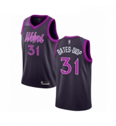 Mens Minnesota Timberwolves 31 Keita Bates Diop Authentic Purple Basketball Jersey City Edition Mens Minnesota Timberwolves 31 Keita Bates Diop Authentic Purple Basketball Jersey City Edition