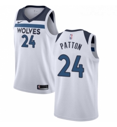 Mens Nike Minnesota Timberwolves 24 Justin Patton Authentic White NBA Jersey Association Edition Mens Nike Minnesota Timberwolves 24 Justin Patton Authentic White NBA Jersey Association Edition