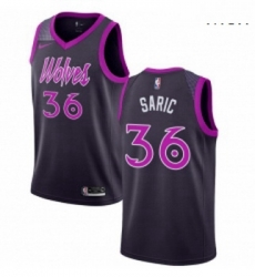 Mens Nike Minnesota Timberwolves 36 Dario Saric Swingman Purple NBA Jersey City Edition Mens Nike Minnesota Timberwolves 36 Dario Saric Swingman Purple NBA Jersey City Edition