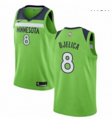 Mens Nike Minnesota Timberwolves 8 Nemanja Bjelica Authentic Green NBA Jersey Statement Edition Mens Nike Minnesota Timberwolves 8 Nemanja Bjelica Authentic Green NBA Jersey Statement Edition