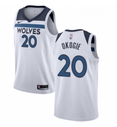 Womens Nike Minnesota Timberwolves 20 Josh Okogie Swingman White NBA Jersey Association Edition Womens Nike Minnesota Timberwolves 20 Josh Okogie Swingman White NBA Jersey Association Edition