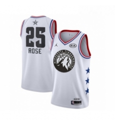 Youth Minnesota Timberwolves 25 Derrick Rose Swingman White 2019 All Star Game Basketball Jersey Youth Minnesota Timberwolves 25 Derrick Rose Swingman White 2019 All Star Game Basketball Jersey