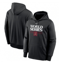 Men Arizona Diamondbacks Black 2023 World Series Collection Dugout Pullover Hoodie Men Arizona Diamondbacks Black 2023 World Series Collection Dugout Pullover Hoodie