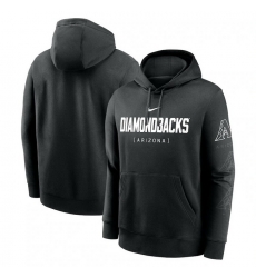Mens Nike Black Arizona Diamondbacks Fashion Club Pullover Hoodie Mens Nike Black Arizona Diamondbacks Fashion Club Pullover Hoodie