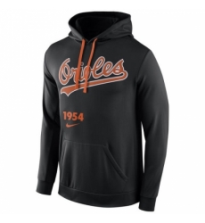 Men MLB Baltimore Orioles Nike Cooperstown Performance Pullover Hoodie Black Men MLB Baltimore Orioles Nike Cooperstown Performance Pullover Hoodie Black
