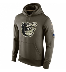 Men MLB Baltimore Orioles Nike Olive Salute To Service KO Performance Hoodie Men MLB Baltimore Orioles Nike Olive Salute To Service KO Performance Hoodie