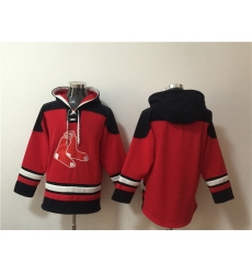 Men Boston Red Sox Blank Ageless Must Have Lace Up Pullover Hoodie Men Boston Red Sox Blank Ageless Must Have Lace Up Pullover Hoodie