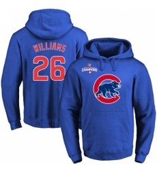 MLB Men Chicago Cubs 26 Billy Williams Royal Team Color Primary Logo Pullover Hoodie MLB Men Chicago Cubs 26 Billy Williams Royal Team Color Primary Logo Pullover Hoodie