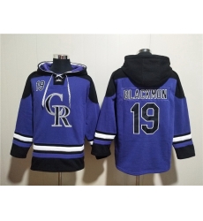 Men Colorado Rockies 19 Charlie Blackmon Purple Ageless Must Have Lace Up Pullover Hoodie Men Colorado Rockies 19 Charlie Blackmon Purple Ageless Must Have Lace Up Pullover Hoodie