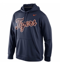 MLB Detroit Tigers Nike Men KO Wordmark Perfomance Hoodie Navy MLB Detroit Tigers Nike Men KO Wordmark Perfomance Hoodie Navy